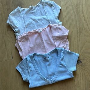 3 for $10 - Garage Blue, Pink, and light grey Tops Set